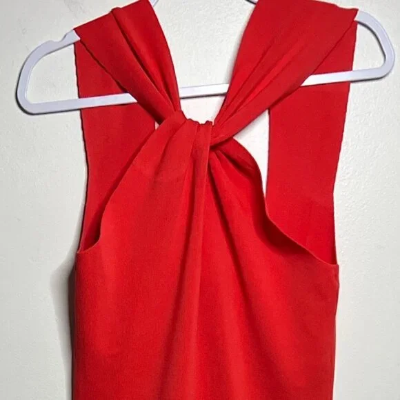 REISS Sawyer Red Dress Size L - Picture 3 of 8